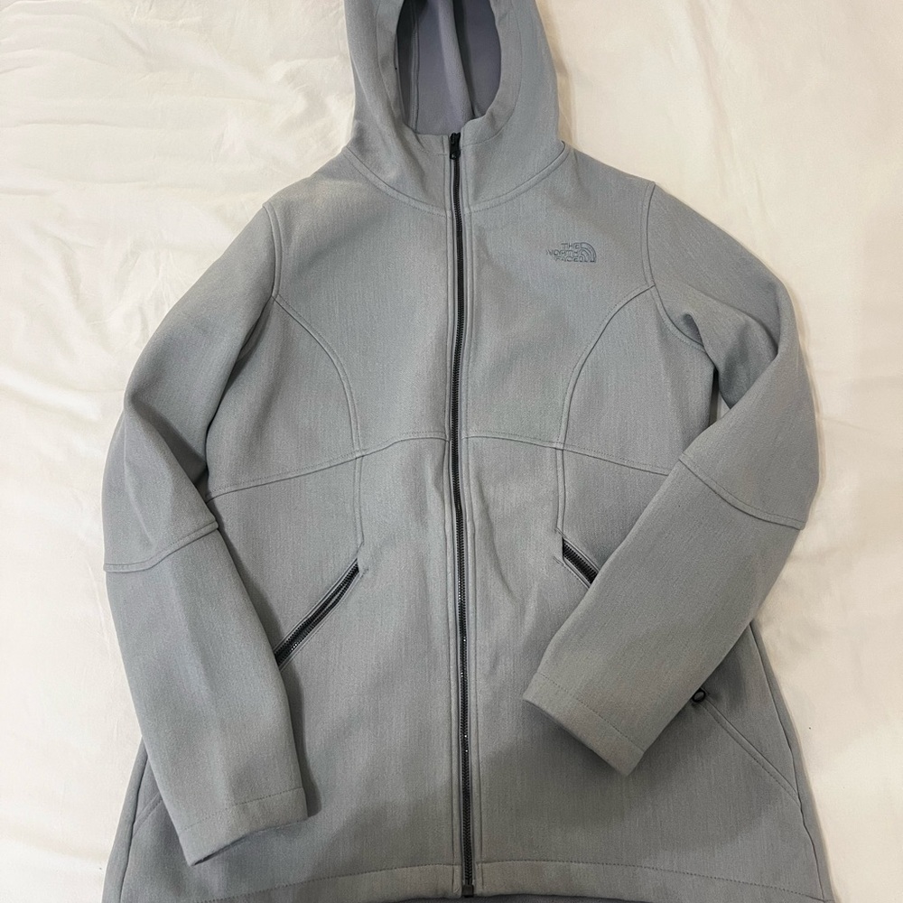The North Face Light Gray Fleece Jacket